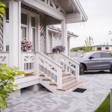 Caractéristiques de la conception du porche pour une maison privée-4