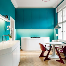 Cuisine turquoise: plus de 60 photos à l'intérieur, idées de design-1