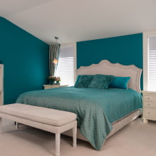 Chambre aux tons turquoise: secrets de conception et 55 photos-2