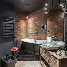 Salle de bain noire : photos et secrets design-design-0