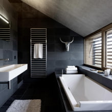 Salle de bain noire : photos et design-secrets de déco-4