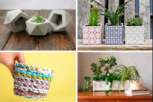 Comment faire des pots de fleurs de vos propres mains? 9 master classes