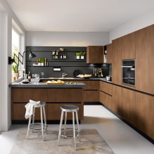 Nous décorons le design de la cuisine dans une maison privée-5