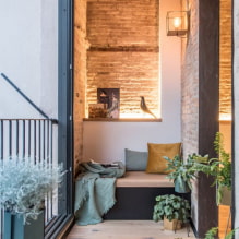 Photos et idées pour décorer un balcon dans le style d'un loft-0