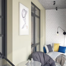 Photos et idées pour décorer un balcon dans le style d'un loft-1