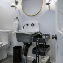 Comment décorer une toilette de style loft ? -8