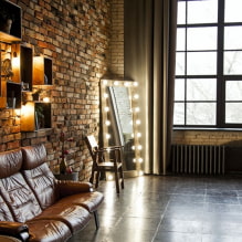 10 idées pour organiser l'éclairage dans le style d'un loft-8