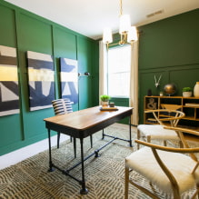 Exemples de décoration d'intérieur en vert-3