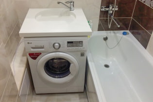 Lumubog sa washing machine