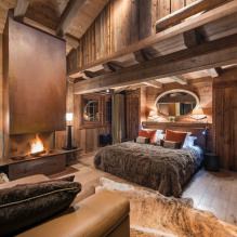 Chalet à l'intérieur : description du style, choix des couleurs, mobilier, textiles et déco-2