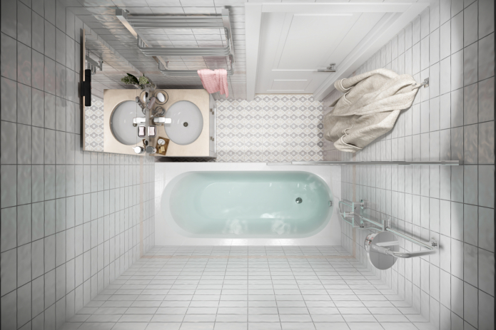 Comment décorer l'intérieur d'une salle de bain 2 m²