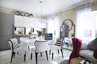 Conception d'appartement dans le style classique moderne de 68 m². m.