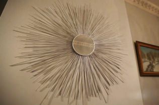 DIY décoration miroir soleil