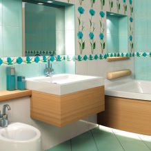 Salle de bain turquoise-10