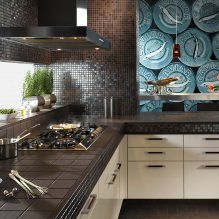 Cuisines avec mosaïques : designs et finitions-2