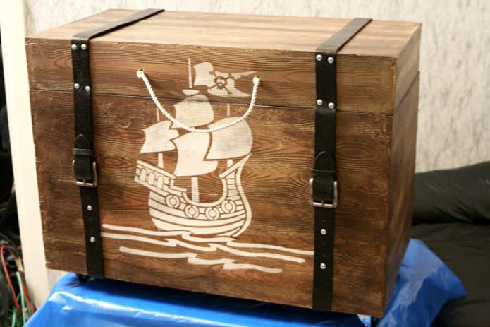 Coffre en bois pirate bricolage