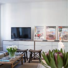 Intérieur suédois d'un studio 34 m². m-7