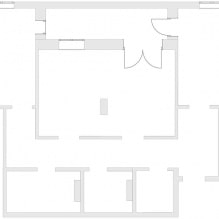 Disenyo ng isang 3-silid na apartment 80 sq. metro-1