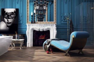 Luxueuse salle de bain baroque