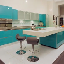 Turquoise à l'intérieur: caractéristiques, combinaisons, choix de finitions, mobilier et décor-6