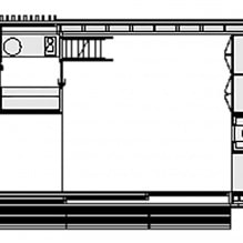 Design moderne d'une petite maison privée dans la forêt-8